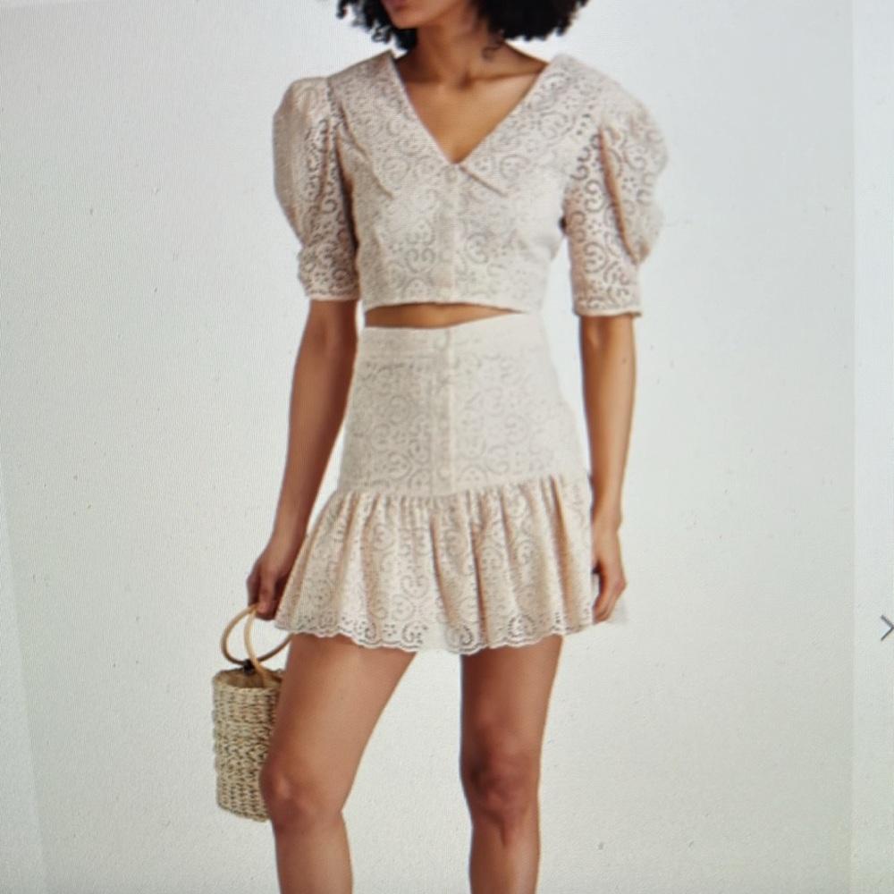 Sandro skirt and top